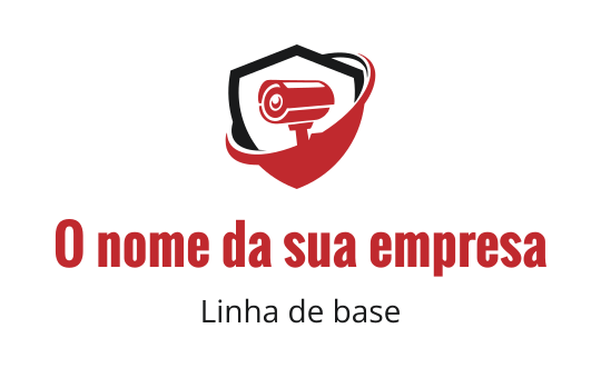 Câmera de vigilância logo