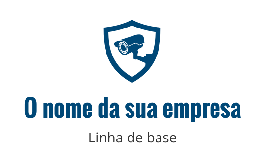 Câmera de vigilância logo